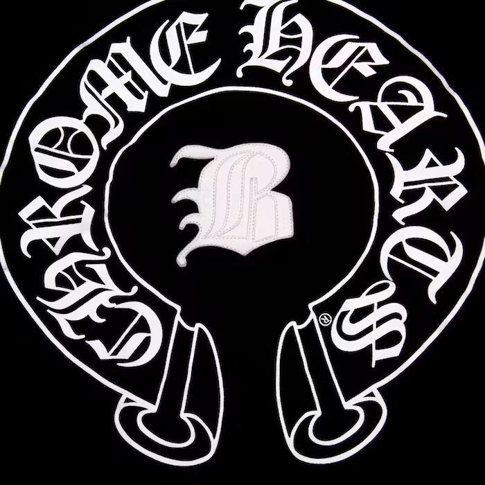  CHROME HEARTS BELLA LEATHER PATCH HOODIE-2