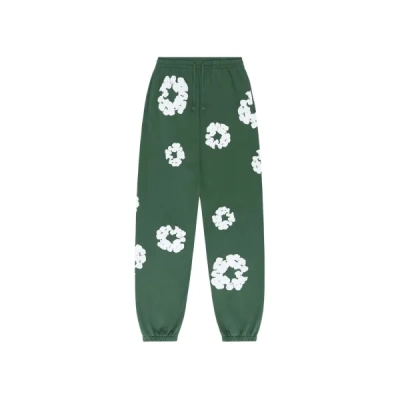  Denim Tears The Cotton Wreath Sweatpants Green 01