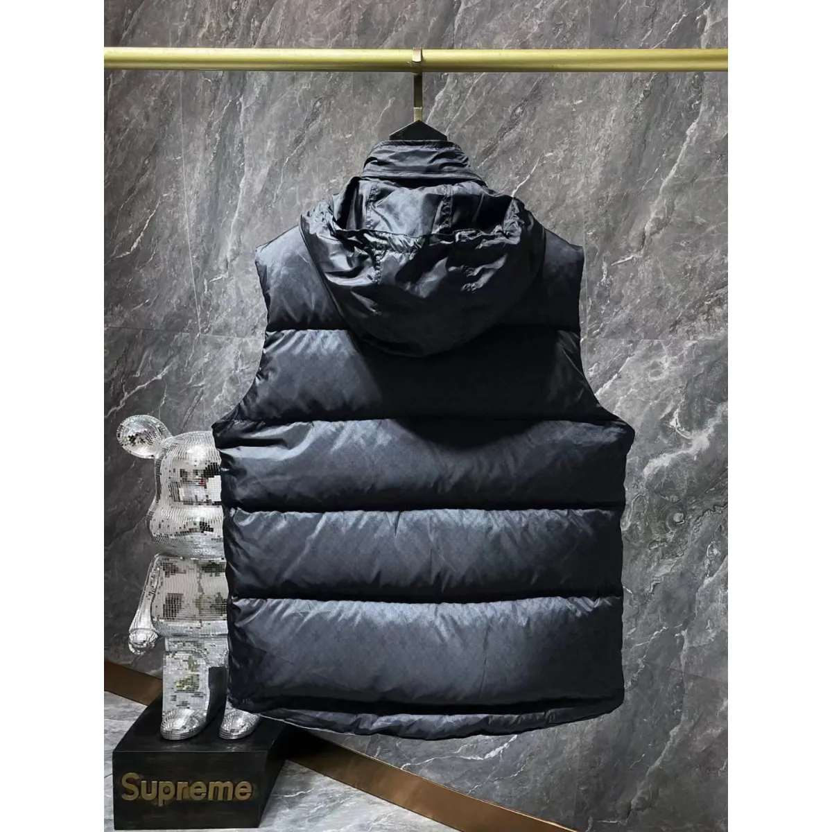 CHROME HEARTS Hooded Down Vest