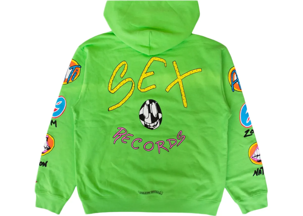 Chrome Hearts Matty Boy Sex Records Hoodie Citrus