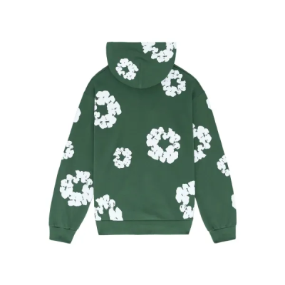 Denim Tears The Cotton Wreath Hoodie Green 02