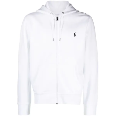 Polo Ralph Lauren Polo Pony Cotton Blend Cardigan White 01