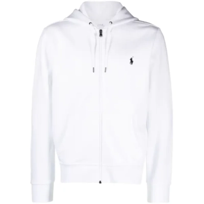 Polo Ralph Lauren Polo Pony Cotton Blend Cardigan White 01