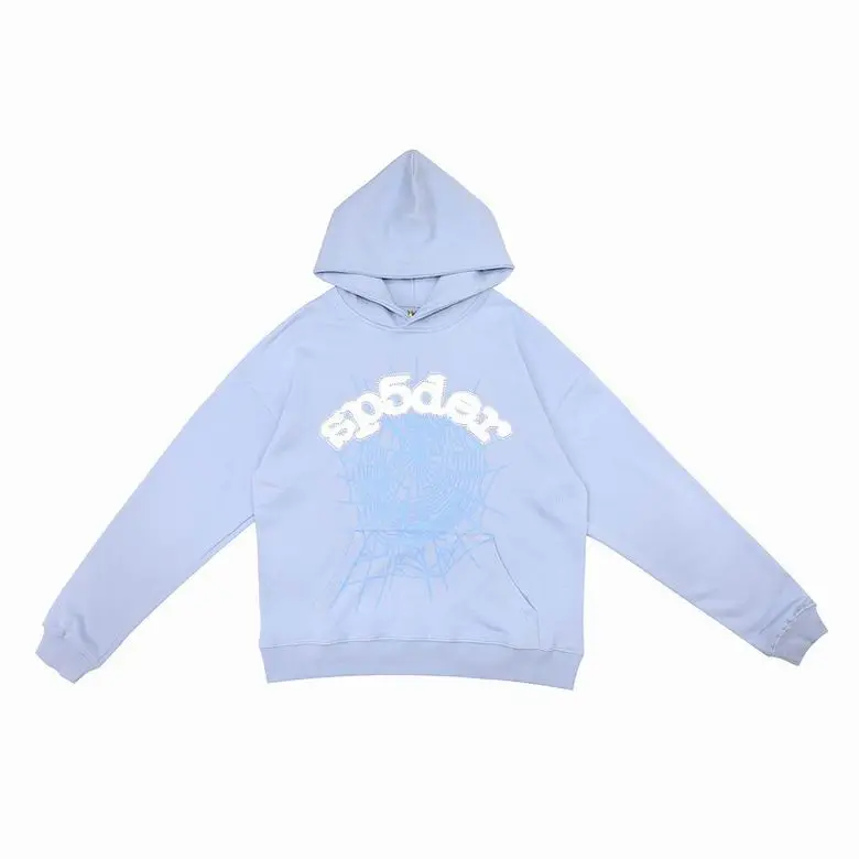 Sp5der Hoodie Sky Purple