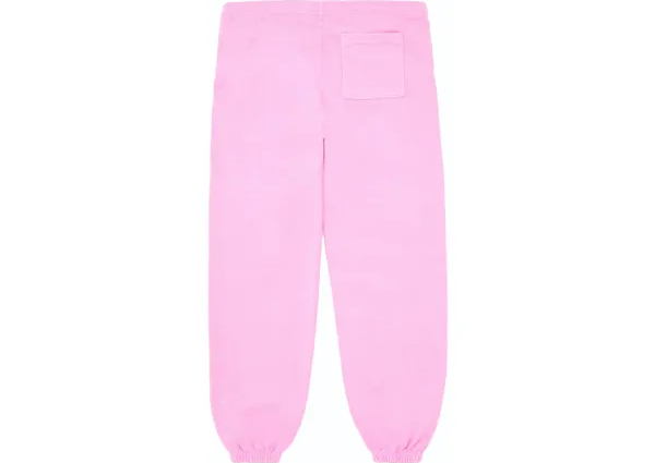 Sp5der light pink tracksuit suit