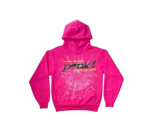 Sp5der P*NK Hoodie Pink