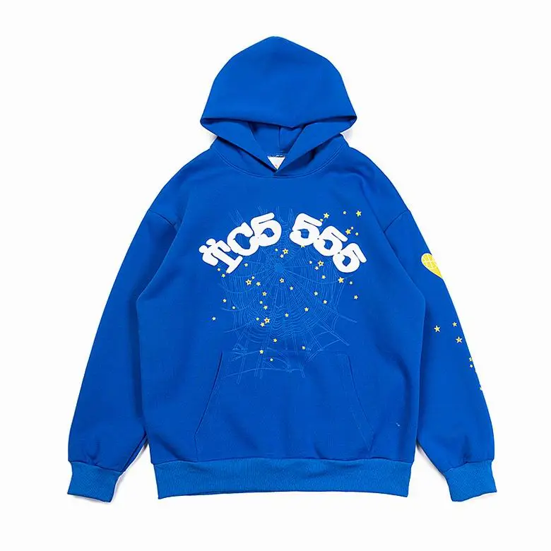 Sp5der TC5 Hoodie Blue