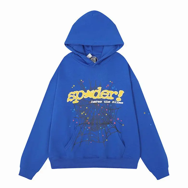 Sp5der TC Hoodie Blue