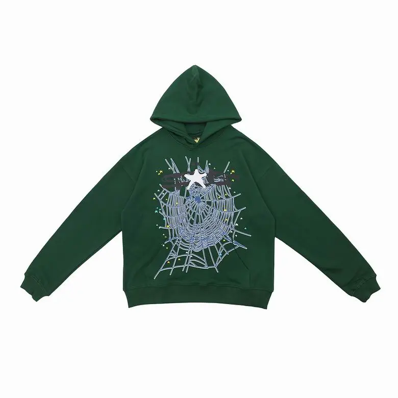 Sp5der Web Hoodie Hunter Green