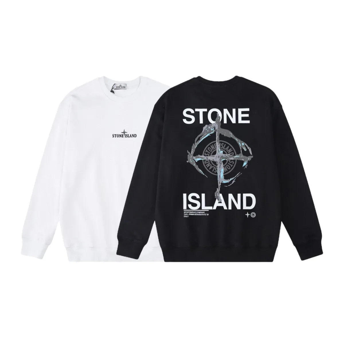 Stone Island Sweatshirt Black/White YZ W801