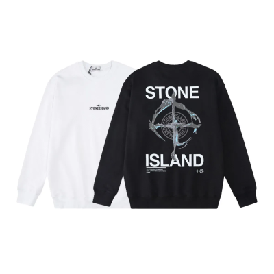Stone Island Sweatshirt Black/White YZ W801 01