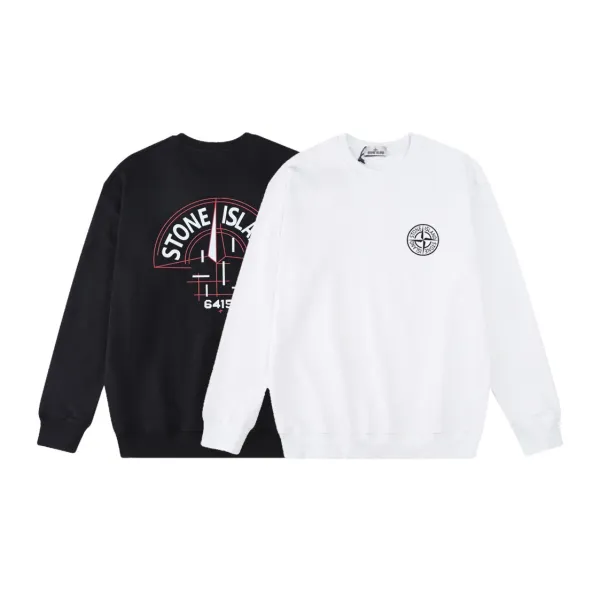 Stone Island Sweatshirt Black/White YZ W802