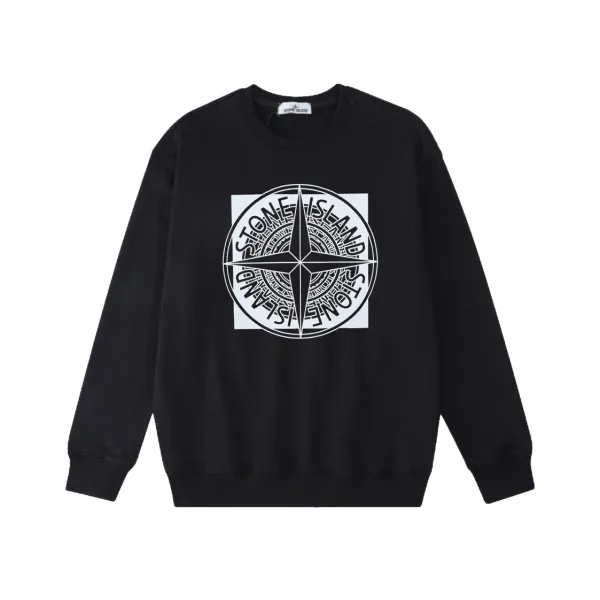 Stone Island Sweatshirt Black/White YZ W805