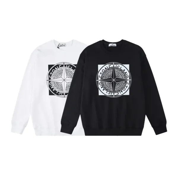 Stone Island Sweatshirt Black/White YZ W805