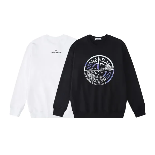 Stone Island Sweatshirt Black/White YZ W806