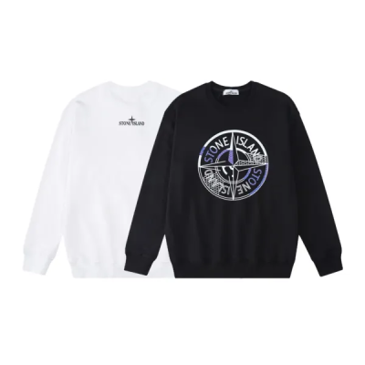 Stone Island Sweatshirt Black/White YZ W806 01