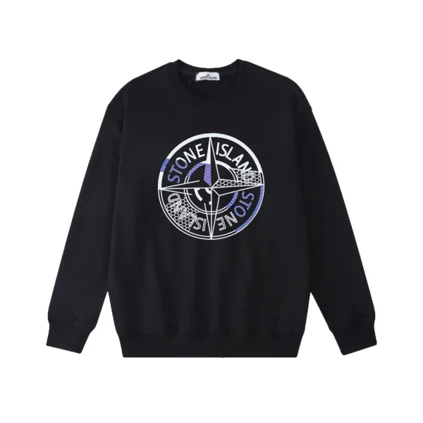 Stone Island Sweatshirt Black/White YZ W806