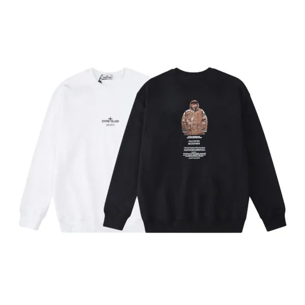 Stone Island Sweatshirt Black/White YZ W807