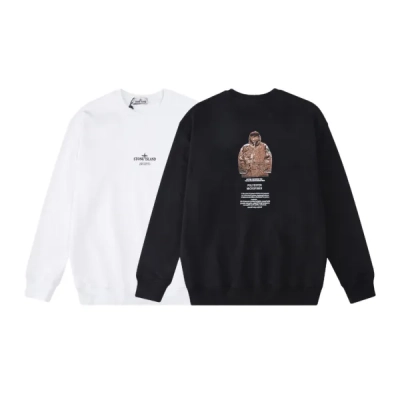 Stone Island Sweatshirt Black/White YZ W807 01