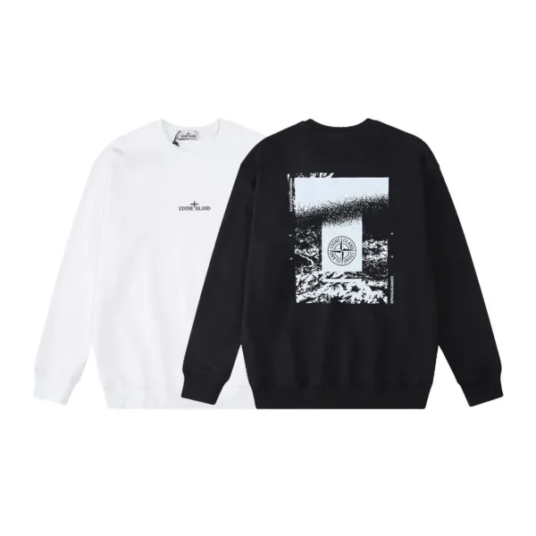 Stone Island Sweatshirt Black/White YZ W808