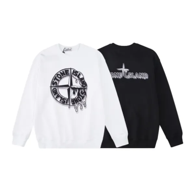Stone Island Sweatshirt Black/White YZ W812 01