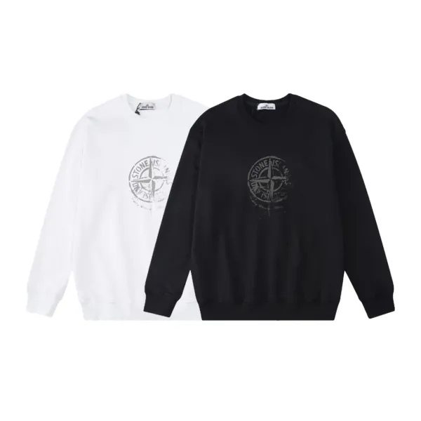 Stone Island Sweatshirt Black/White YZ W813