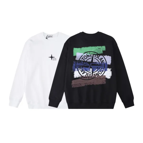 Stone Island Sweatshirt Black/White YZ W815