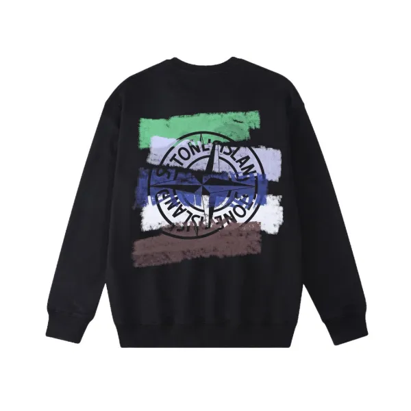 Stone Island Sweatshirt Black/White YZ W815