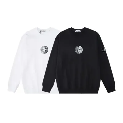 Stone Island Sweatshirt Black/White YZ W816 01