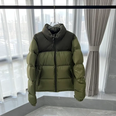 The North Face 1996 Splicing White And Double Green 01