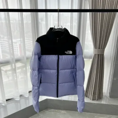 The North Face 1996 Splicing White And Taro Purple 01