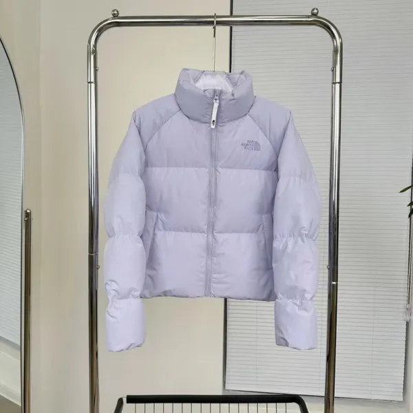 the Nor*h face taro purple down jacket short