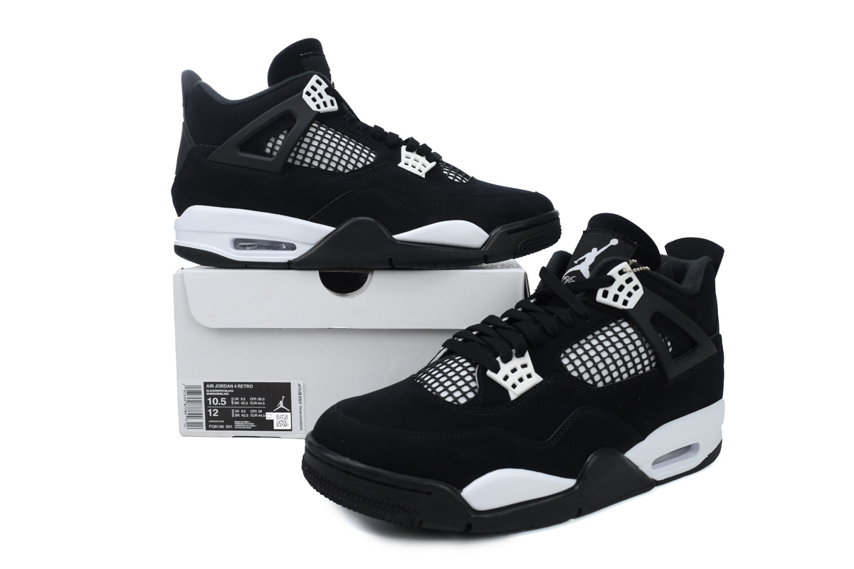 【Halloween Falsh Sale】Air Jordan 4 Retro “White Thunder” FQ8138-001