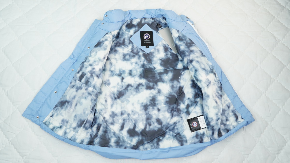 Can*a Go*e outdoor sports down vest glacier blue