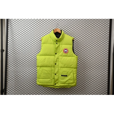 Canada Goose Outdoor Sports Down Vest Navy Fluorescent Green 01