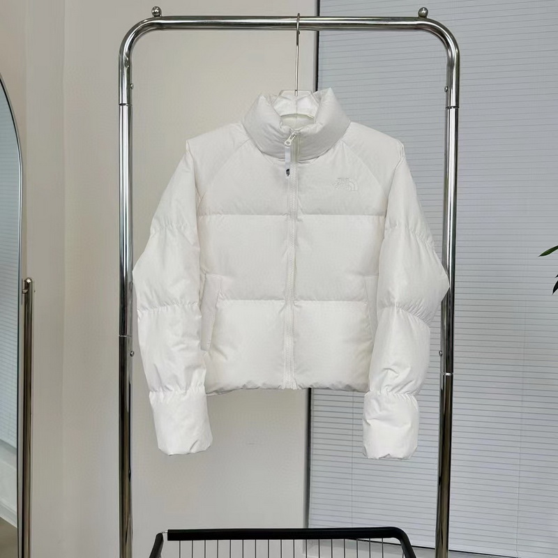 the n0*h F**e 1996s lvory down jacket short
