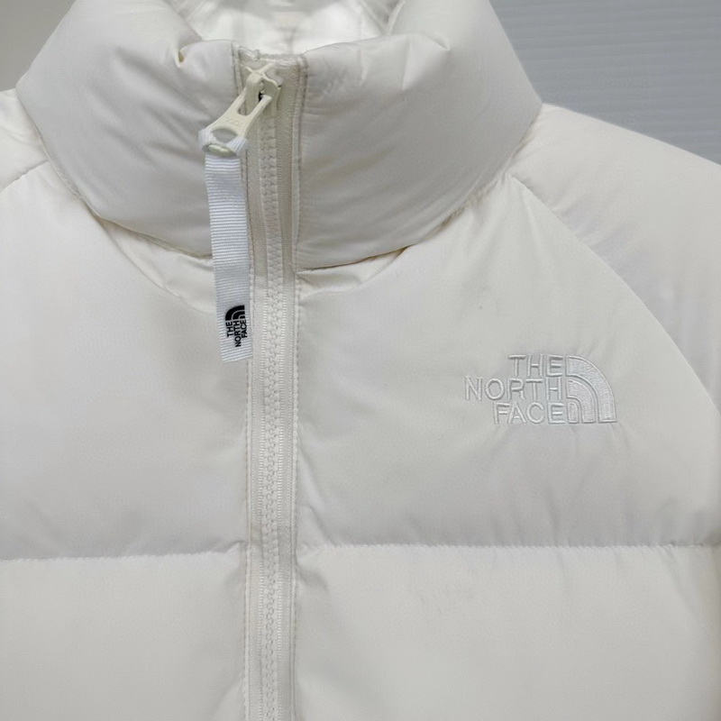 the n0*h F**e 1996s lvory down jacket short