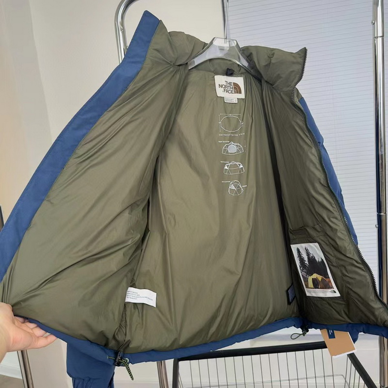 the n0*h F**e blue-gr down jacket