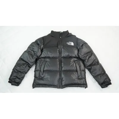 The North Face Splicing White And Black Down Jacket 01