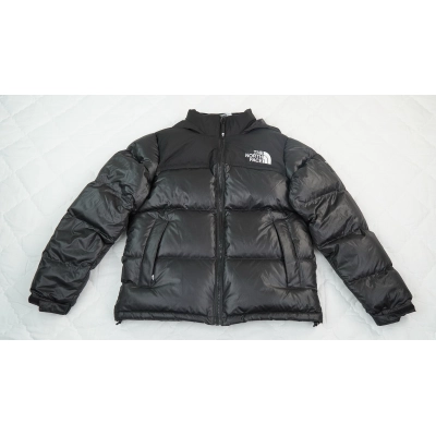  The North Face Splicing White And Black Down Jacket 02
