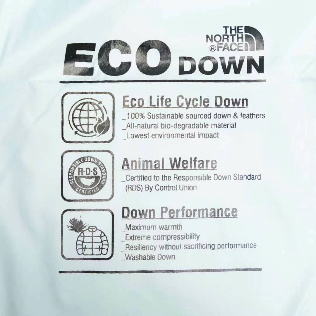 The North Face Splicing White And Blue Down Jacket