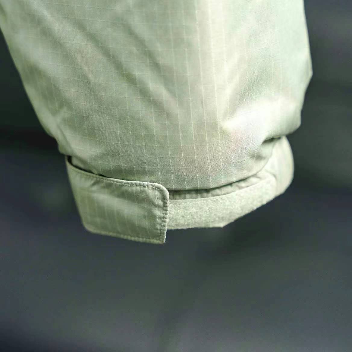 The North Face Splicing White And Green Down Jacket 