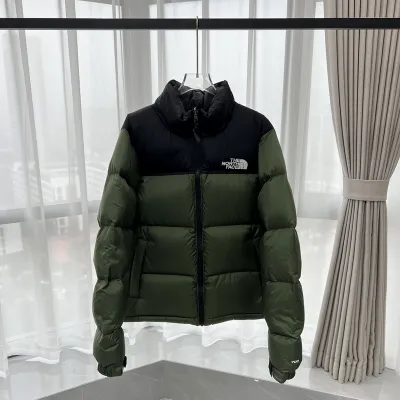 The North Face 1996 Splicing White And Mugwort Green 01