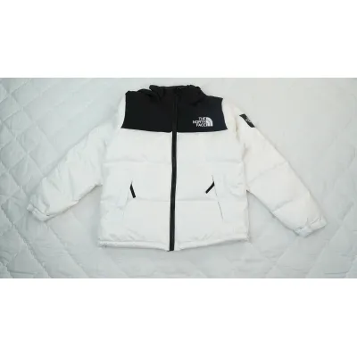 The North Face Splicing White And White Down Jacket 01