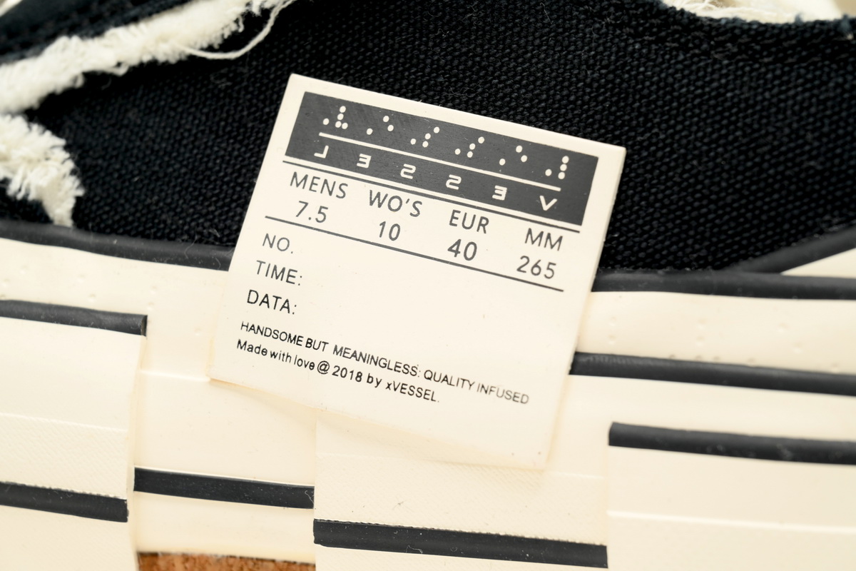 XVESSEL G.O.P.Lows Classic Black And White S19X001B 