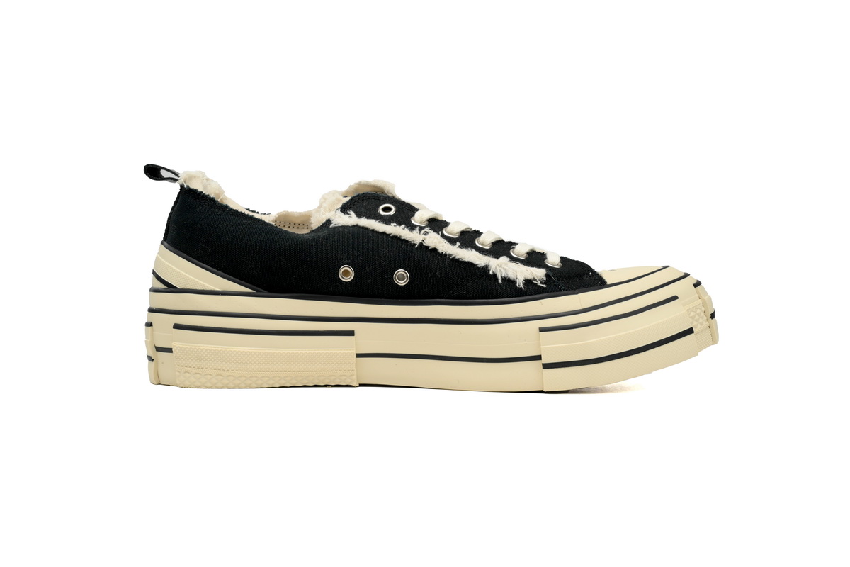 XVESSEL G.O.P.Lows Crooked SHOE Black F19X005B 
