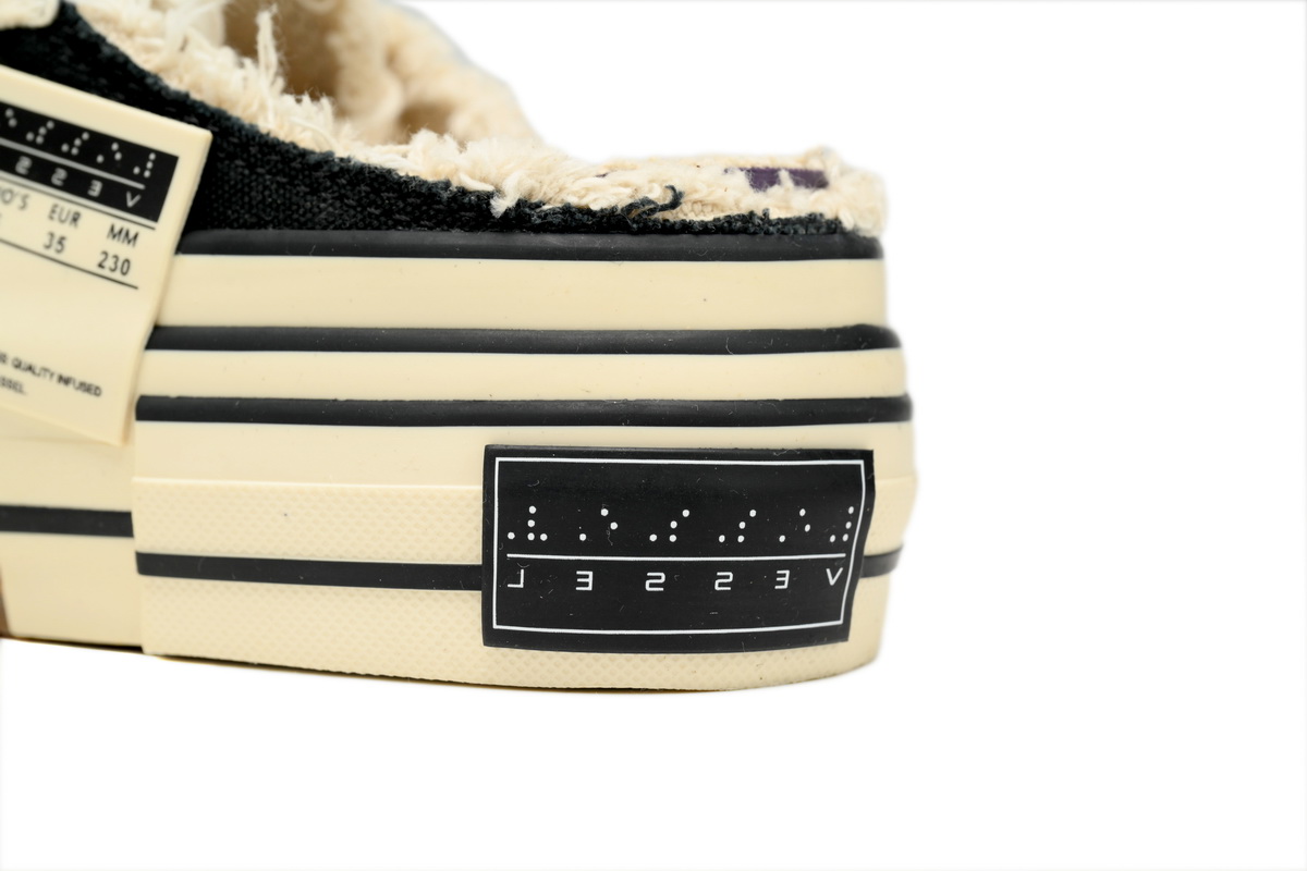 XVESSEL G.O.P.Lows Night Glow Black And White Half Trailer S19X003B 