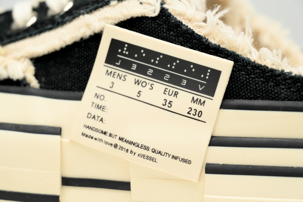 XVESSEL G.O.P.Lows Night Glow Black And White Half Trailer S19X003B 