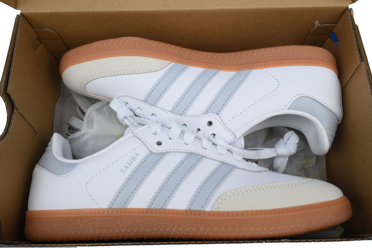adidas Samba Originals Samba OG 'White Halo Blue Gum' IE0877