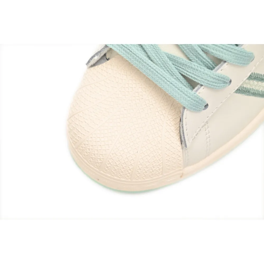 adidas Superstar White New Cherry White Green TE5532